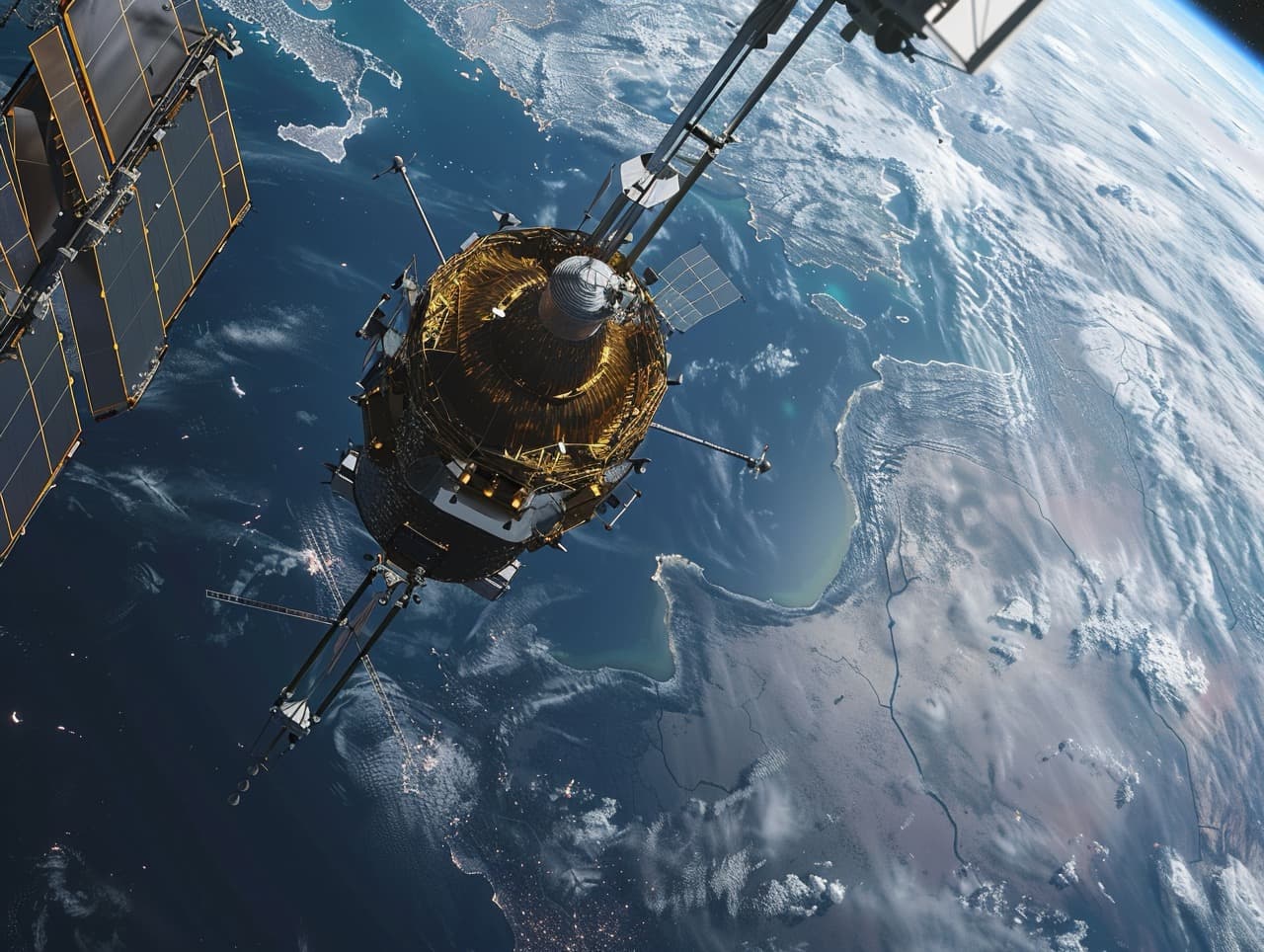 Spacecraft operating in night orbit